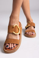 Σανδάλια καστόρινα Estil - Ταμπά - thefashionproject.gr - Estil