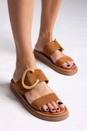Σανδάλια καστόρινα Estil - Ταμπά - thefashionproject.gr - Estil