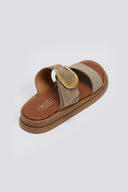 Σανδάλια καστόρινα Estil - Τάουπε - thefashionproject.gr - Estil