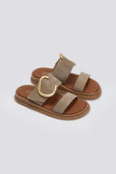 Σανδάλια καστόρινα Estil - Τάουπε - thefashionproject.gr - Estil