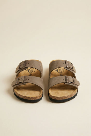 Leather Anatomical Sandals - Khaki-Comfort Sandals, Leather Sandals, Sandals, Shoes, Plakton, Women’s Collection, All, Summer Shoes Sale, Summer Sandals Sale, Sales, All but outlet, Editor’s Choice, Shoes Sales, Recommended products (Seguno), Wide Fit Sandals, Gifts 50€ & Under, Leather Shoes, Sandals New & Selected, Spring/Summer Collection, Sandals SALE