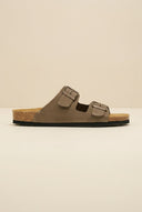 Leather Anatomical Sandals - Khaki-Comfort Sandals, Leather Sandals, Sandals, Shoes, Plakton, Women’s Collection, All, Summer Shoes Sale, Summer Sandals Sale, Sales, All but outlet, Editor’s Choice, Shoes Sales, Recommended products (Seguno), Wide Fit Sandals, Gifts 50€ & Under, Leather Shoes, Sandals New & Selected, Spring/Summer Collection, Sandals SALE