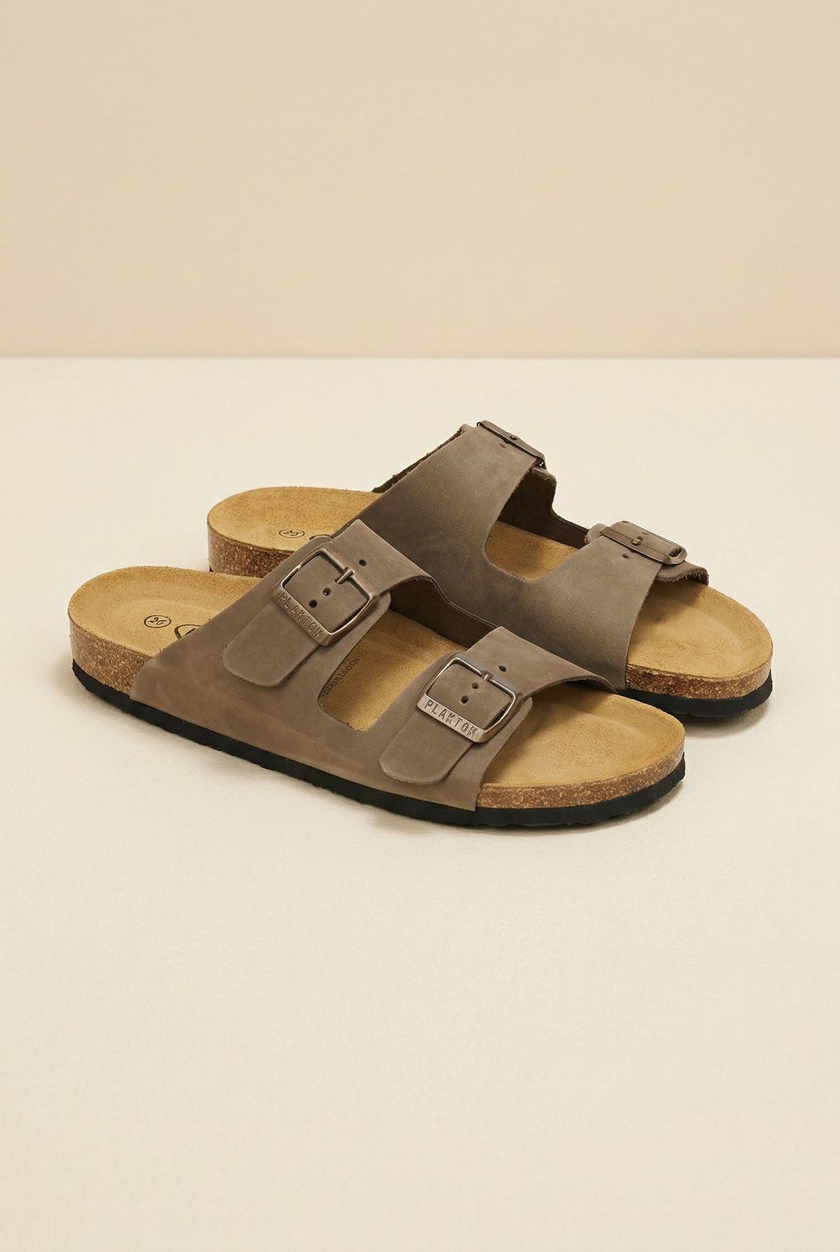 Leather Anatomical Sandals - Khaki-Comfort Sandals, Leather Sandals, Sandals, Shoes, Plakton, Women’s Collection, All, Summer Shoes Sale, Summer Sandals Sale, Sales, All but outlet, Editor’s Choice, Shoes Sales, Recommended products (Seguno), Wide Fit Sandals, Gifts 50€ & Under, Leather Shoes, Sandals New & Selected, Spring/Summer Collection, Sandals SALE