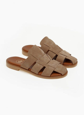 Σανδάλια καστόρινα fisherman TFP - Τάουπε - thefashionproject.gr - TFP