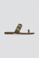 Σανδάλια καστόρινα Iris Sandals - Λαδί - thefashionproject.gr - IRIS