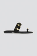 Σανδάλια καστόρινα Iris Sandals - Μαύρο - thefashionproject.gr - IRIS