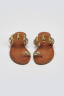 Σανδάλια καστόρινα Iris Sandals - Ταμπά - thefashionproject.gr - IRIS