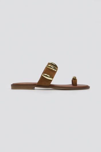 Σανδάλια καστόρινα Iris Sandals - Ταμπά - thefashionproject.gr - IRIS