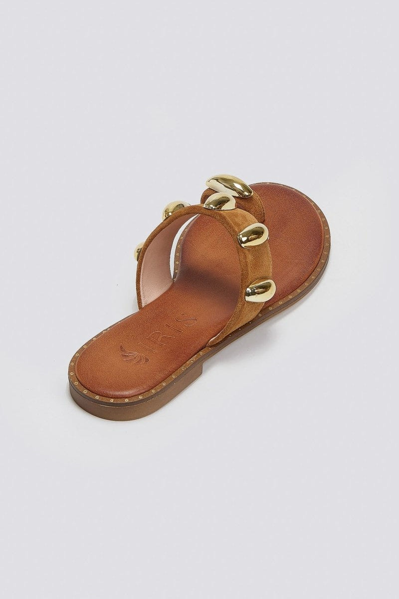 Σανδάλια καστόρινα Iris Sandals - Ταμπά - thefashionproject.gr - IRIS