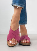 Σανδάλια καστόρινα με ανατομικό πάτο Estil - Magenta - thefashionproject.gr - Estil