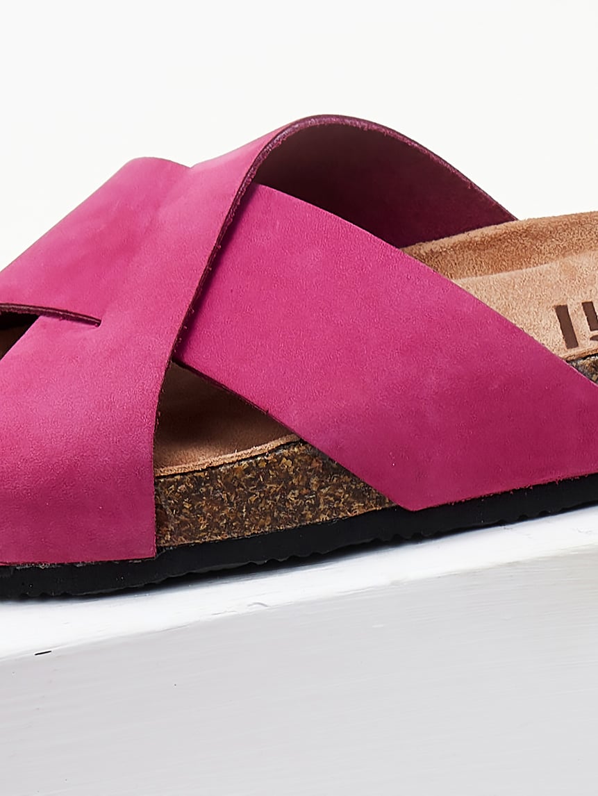 Σανδάλια καστόρινα με ανατομικό πάτο Estil - Magenta - thefashionproject.gr - Estil