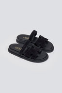 Σανδάλια καστόρινα με velcro Estil - Μαύρο - thefashionproject.gr - Estil