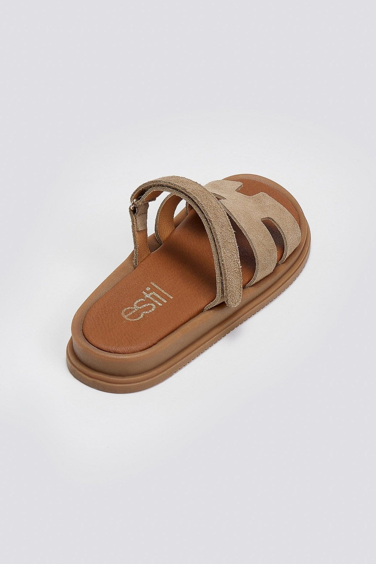 Σανδάλια καστόρινα με velcro Estil