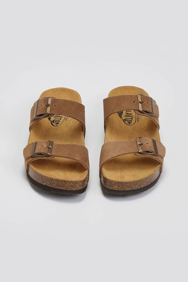 Σανδάλια καστόρινα Plakton 345646 - Ταμπά - thefashionproject.gr - Plakton