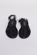 Σανδάλια lace up δερμάτινα Iris sandals - Μαύρο - thefashionproject.gr - IRIS