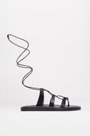 Σανδάλια lace up δερμάτινα Iris sandals - Μαύρο - thefashionproject.gr - IRIS