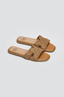 Σανδάλια με ανάγλυφο σχέδιο ERYNN - Κάμελ - thefashionproject.gr - ERYNN