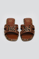 Σανδάλια με ανοίγματα στη φάσα ERYNN - Leopard - thefashionproject.gr - ERYNN