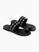 Σανδάλια με boho φάσα Estil - Μαύρο - thefashionproject.gr - Estil