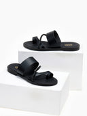 Σανδάλια με crossover λουράκι με στρας Estil