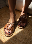 Σανδάλια με crossover στρας Estil - Ταμπά - thefashionproject.gr - Estil