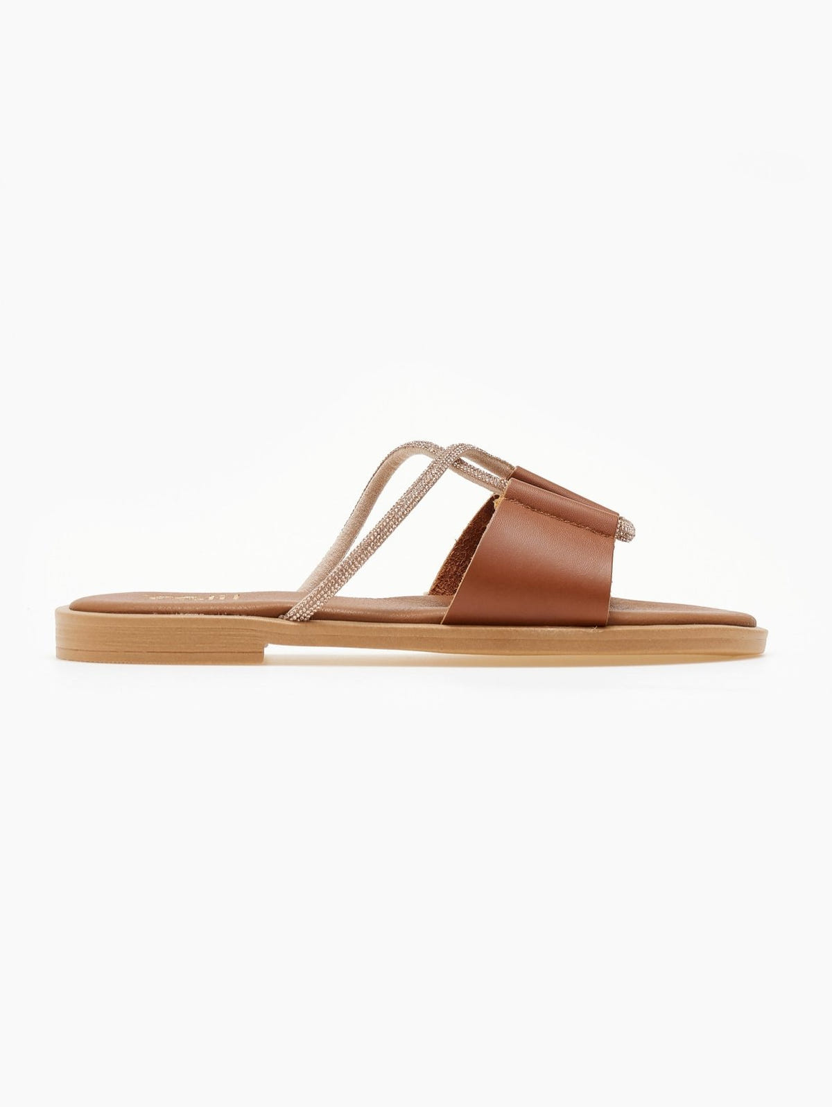 Σανδάλια με crossover στρας Estil - Ταμπά - thefashionproject.gr - Estil