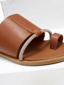Σανδάλια με φαρδιά φάσα και στρας Estil - Ταμπά - thefashionproject.gr - Estil