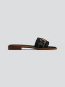 Σανδάλια με φάσα από ψάθα ERYNN - Μαύρο - thefashionproject.gr - ERYNN