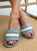 Σανδάλια με φάσα από ψάθα ERYNN - Ραφ - thefashionproject.gr - ERYNN