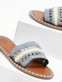 Σανδάλια με φάσα από ψάθα ERYNN - Ραφ - thefashionproject.gr - ERYNN