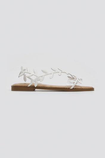 Σανδάλια με φύλλα Iris Sandals - Λευκό - thefashionproject.gr - IRIS