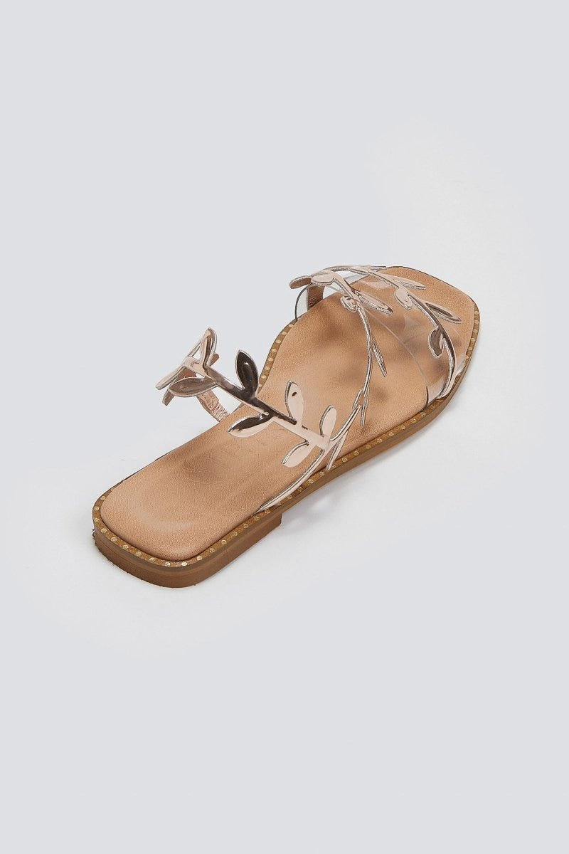 Σανδάλια με φύλλα Iris Sandals - Χαλκός - thefashionproject.gr - IRIS