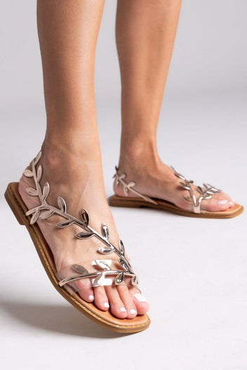 Σανδάλια με φύλλα Iris Sandals - Χαλκός - thefashionproject.gr - IRIS