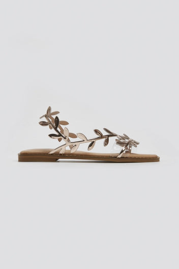 Σανδάλια με φύλλα Iris Sandals - Χαλκός - thefashionproject.gr - IRIS