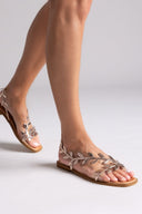 Σανδάλια με φύλλα Iris Sandals - Χαλκός - thefashionproject.gr - IRIS