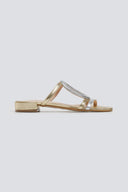 Σανδάλια με γεωμετρικά σχήματα Iris sandals - Χρυσό - thefashionproject.gr - IRIS