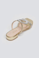 Σανδάλια με γεωμετρικά σχήματα Iris sandals - Χρυσό - thefashionproject.gr - IRIS