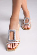 Σανδάλια με γεωμετρικά σχήματα Iris sandals - Χρυσό - thefashionproject.gr - IRIS