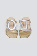 Σανδάλια με γεωμετρικά σχήματα Iris sandals - Χρυσό - thefashionproject.gr - IRIS