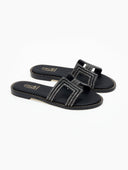 Σανδάλια με ιδιαίτερη φάσα με στρας Estil