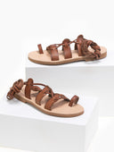 Σανδάλια με κορδόνια Iris Sandals - Καφέ - thefashionproject.gr - IRIS