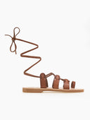 Σανδάλια με κορδόνια Iris Sandals - Καφέ - thefashionproject.gr - IRIS