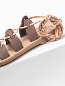 Σανδάλια με κορδόνια Iris Sandals - Πούρο - thefashionproject.gr - IRIS