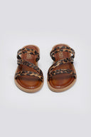 Σανδάλια με λεπτά λουράκια Estil - Leopard - thefashionproject.gr - Estil