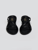 Σανδάλια με λεπτά λουράκια Estil - Μαύρο - thefashionproject.gr - Estil