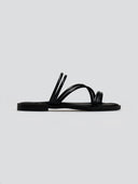 Σανδάλια με λεπτά λουράκια Estil - Μαύρο - thefashionproject.gr - Estil