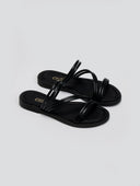 Σανδάλια με λεπτά λουράκια Estil - Μαύρο - thefashionproject.gr - Estil