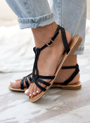 Σανδάλια με μπαρέτα - Μαύρο - thefashionproject.gr - ERYNN