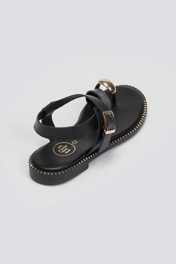 Σανδάλια με μπαρέτα Tfp - Μαύρο - thefashionproject.gr - TFP