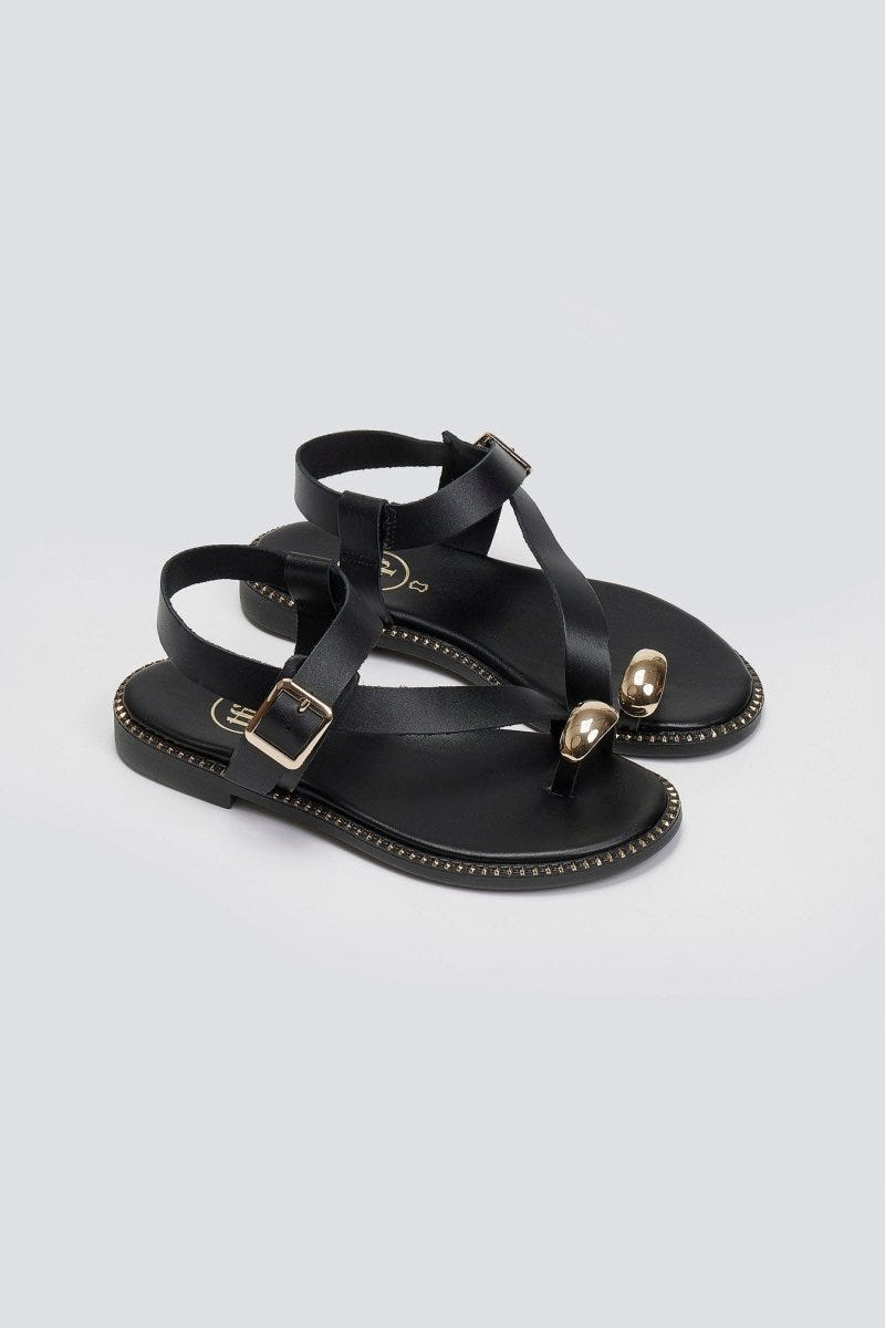 Σανδάλια με μπαρέτα Tfp - Μαύρο - thefashionproject.gr - TFP
